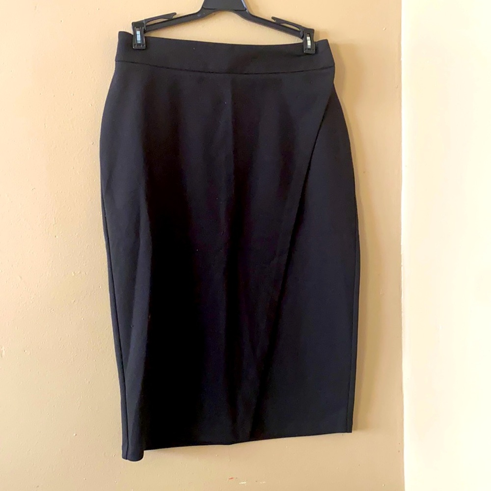 NY&C stretch size zero work skirt with slit